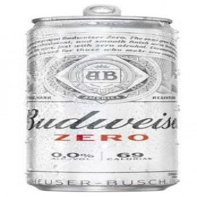 CERVEJA BUDWEISER ZERO 350ML LANÇAMENTO SLEEK