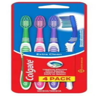 ESCOVA DENTAL COLGATE EXTRA CLEAN COM 4