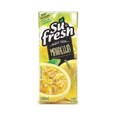 BEBIDA DE FRUTA SUFRESH MARACUJA 200ML