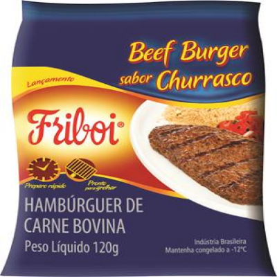 BEEF BURGUER FRIBOI SABOR CHURRASCO 120G