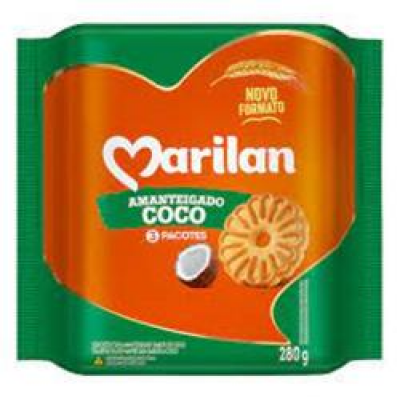 BISCOITO AMANTEIGADO COCO MARILAN 280G