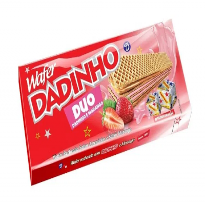 BISCOITO DADINHAO WAFFER MORANGO 130G