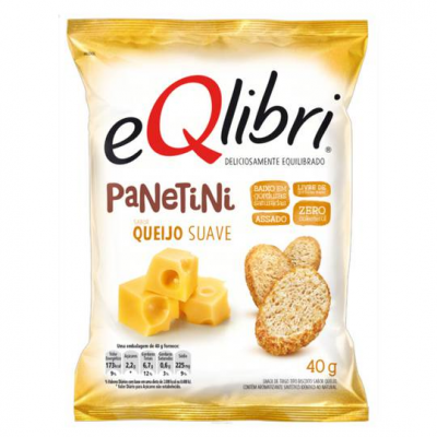 BISCOITO EQLIBRI PANETINI QUEIJO SUAVE 40GR