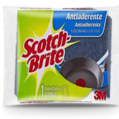 ESPONJA MULTIUSO ANTIADERENTE COM 1 SCOTCH BRITE