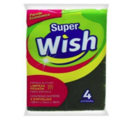 ESPONJA SUPER USO COM 4UN SUPER WISH