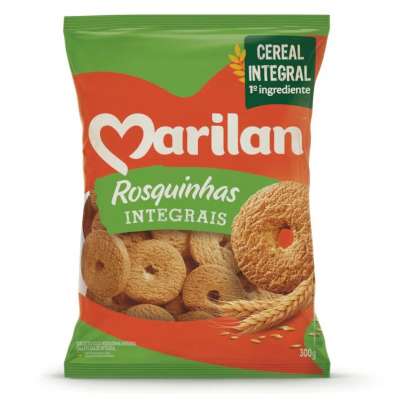 BISCOITO MARILAN ROSQUINHA INTEGRAL 300G