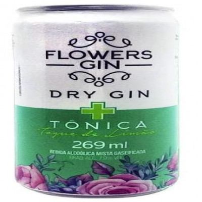 FLOWERS GIN DRY GIN TÔNICA LIMÃO 269ML