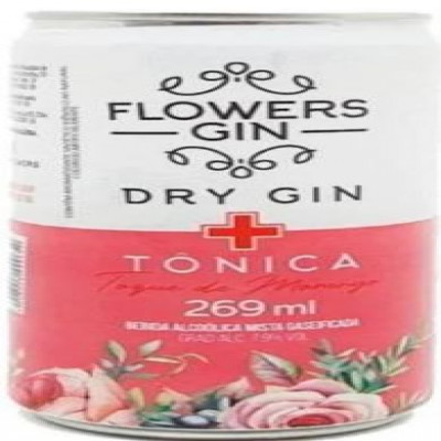 FLOWERS GIN DRY GIN TÔNICA MORANGO 269ML