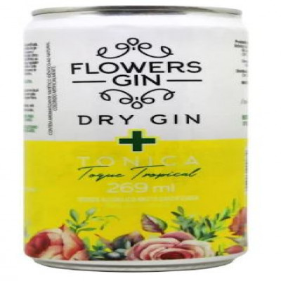 FLOWERS GIN DRY GIN TÔNICA TROPICAL 269ML