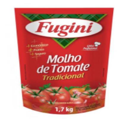 EXTRATO TOMATE FUGINI 1,7KG SACHE