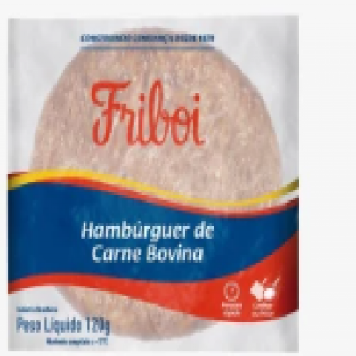 HAMBÚRGUER BOVINO CONGELADO FRIBOI 120G