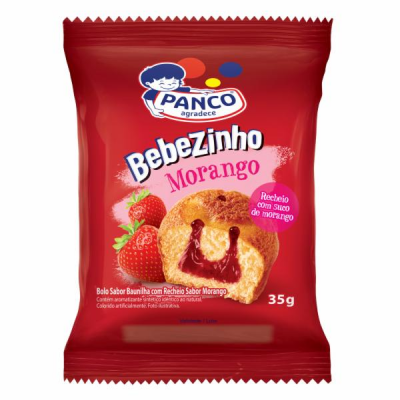 BOLO DE MORANGO BEBEZINHO 35GR