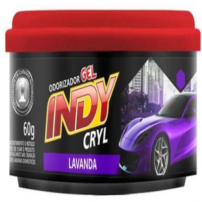 INDY ODORIZADOR GEL LAVANDA 60G