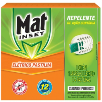 APARELHO ELÉTRICO MAT INSET COM REFIL PASTILHA