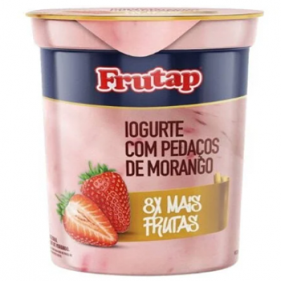 IOGURTE FRUTAP PEDAÇOS MORANGO 450G