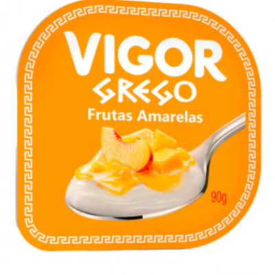 IOGURTE VIGOR GREGO FRUTAS AMARELAS 90 G