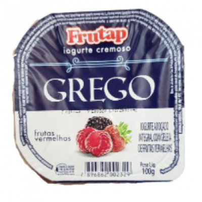 IOGURTE GREGO FRUTAP FRUTAS VERMELHAS 100GR