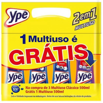 KIT MULTIUSO YPÊ TRADICIONAL 500ML LEVE 4 PAGUE 3