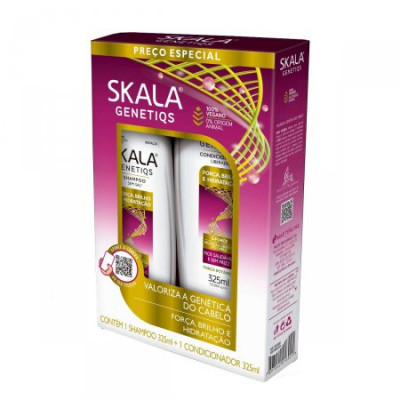 KIT SHAMPOO/CONDICIONADOR SKALA GENETIQS 350ML