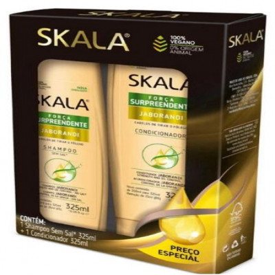 KIT SHAMPOO+CONDICIONADOR SKALA JABORANDI 325ML