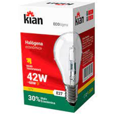 LAMPADA KIAN HALOGENA 127V 42W ECONOMICA