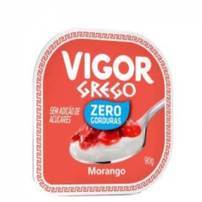 IOGURTE VIGOR GREGO ZERO MORANGO 90G