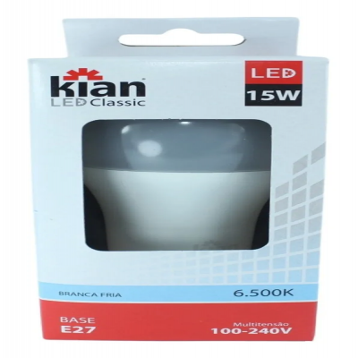 LAMPADA DE LED KIAN 15W BIVOLT