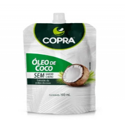 ÓLEO DE COCO COPRA SEM SABOR SACHE 100ML