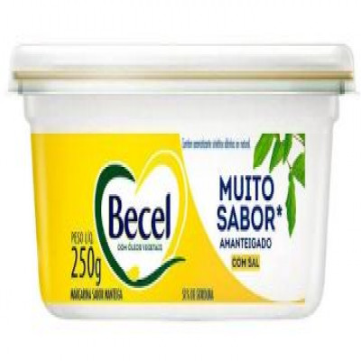 MARGARINA COM SAL BECEL SABOR AMANTEIGADO 250GRAMAS