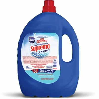 LAVA ROUPAS LIQUIDO AZUL 5L SUPREMA