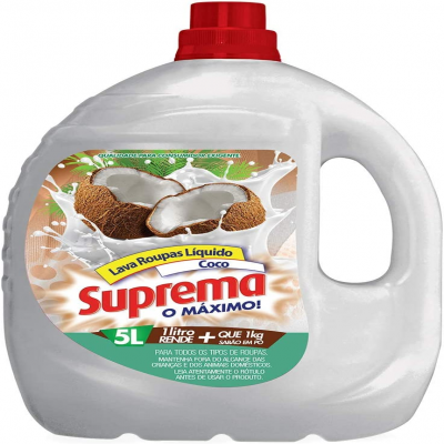 LAVA ROUPAS LIQUIDO DE COCO 5L
