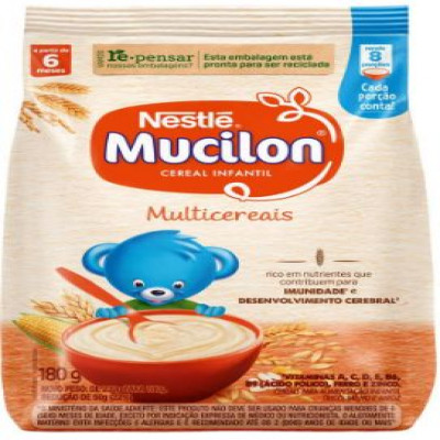 MUCILON MULTICEREAIS SACHE 180 GRAMAS