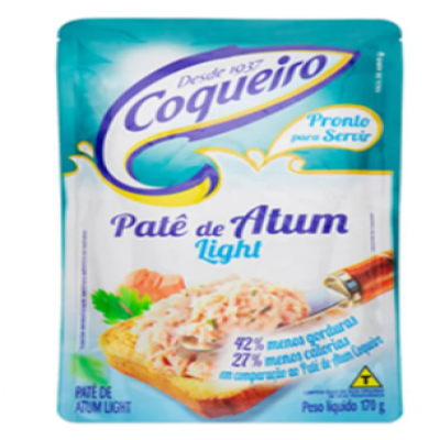 PATE DE ATUM COQUEIRO LIGHT 170G