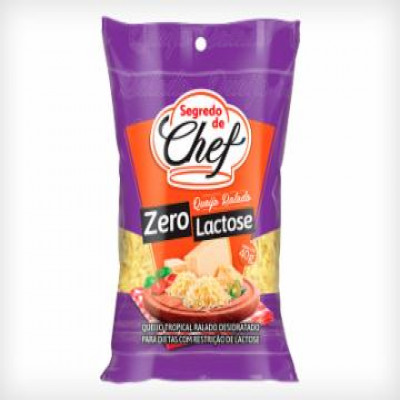 QUEIJO RALADO SEGREDO DE CHEF ZERO LACTOSE 40 GRAMAS