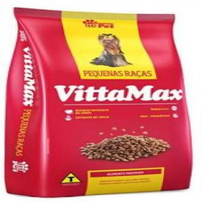 RAÇÃO PARA CÃES VITTAMAX PEQUENAS RAÇAS 1KG