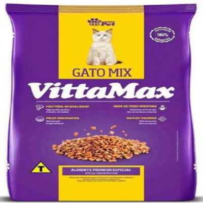 RAÇÃO VITTAMAX GATO MIX 1KG