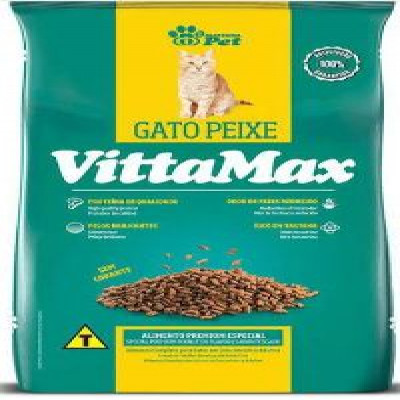 RAÇÃO VITTAMAX GATO PEIXE 1KG