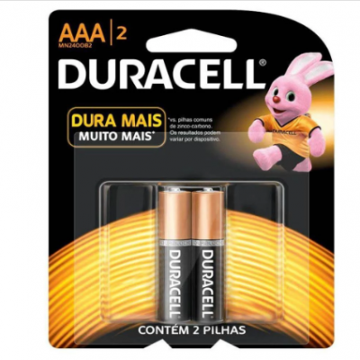 PILHA DURACELL AAA