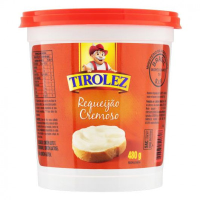 REQUEIJÃO TIROLEZ CREMOSO 480 GRAMAS