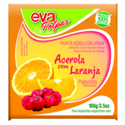 POLPA EVA ACEROLA/LARANJA 100G