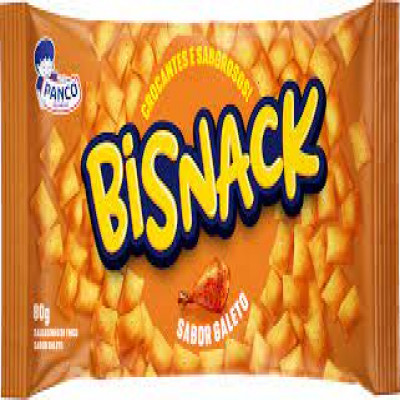 SALGADINHO BISNACK PANCO GALETO 80GRAMAS