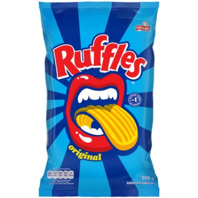 SALGADINHO RUFFLES 300 GRAMAS TRADICIONAL