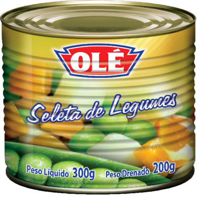 SELETA DE LEGUMES OLÉ 200 GRAMAS