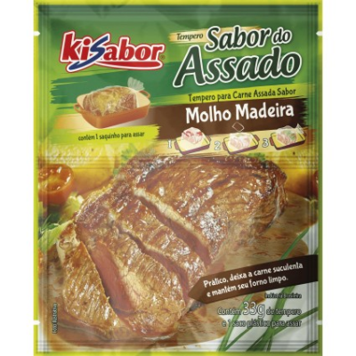 TEMPERO KISABOR SABOR ASSADO MADEIRA 23G