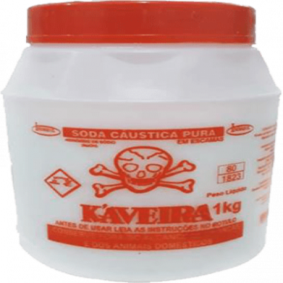 SODA CAUSTICA KAVEIRA 1KG POTE