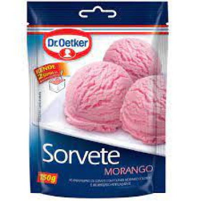 SORVETE EM PÓ MORANGO DR.OETKER 150 GRAMAS