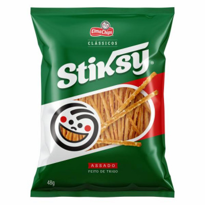 STIKSY ELMA ASSADO CHIPS 48 GRAMAS