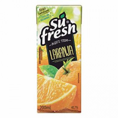 SUCO SUFRESH LARANJA 200ML