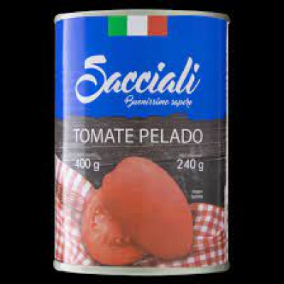 TOMATE PELADO SACCIALI 400G