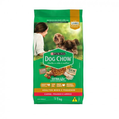 DOG CHOW ADULTO MINIS PEQUENOS 1KG